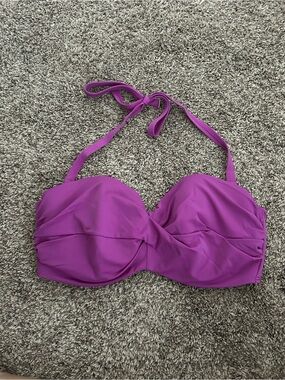 Victoria's Secret Purple Halter Bikini Top